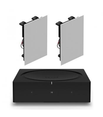 Sonos In-Wall Speaker Pair with Amp Wireless Hi-Fi Player